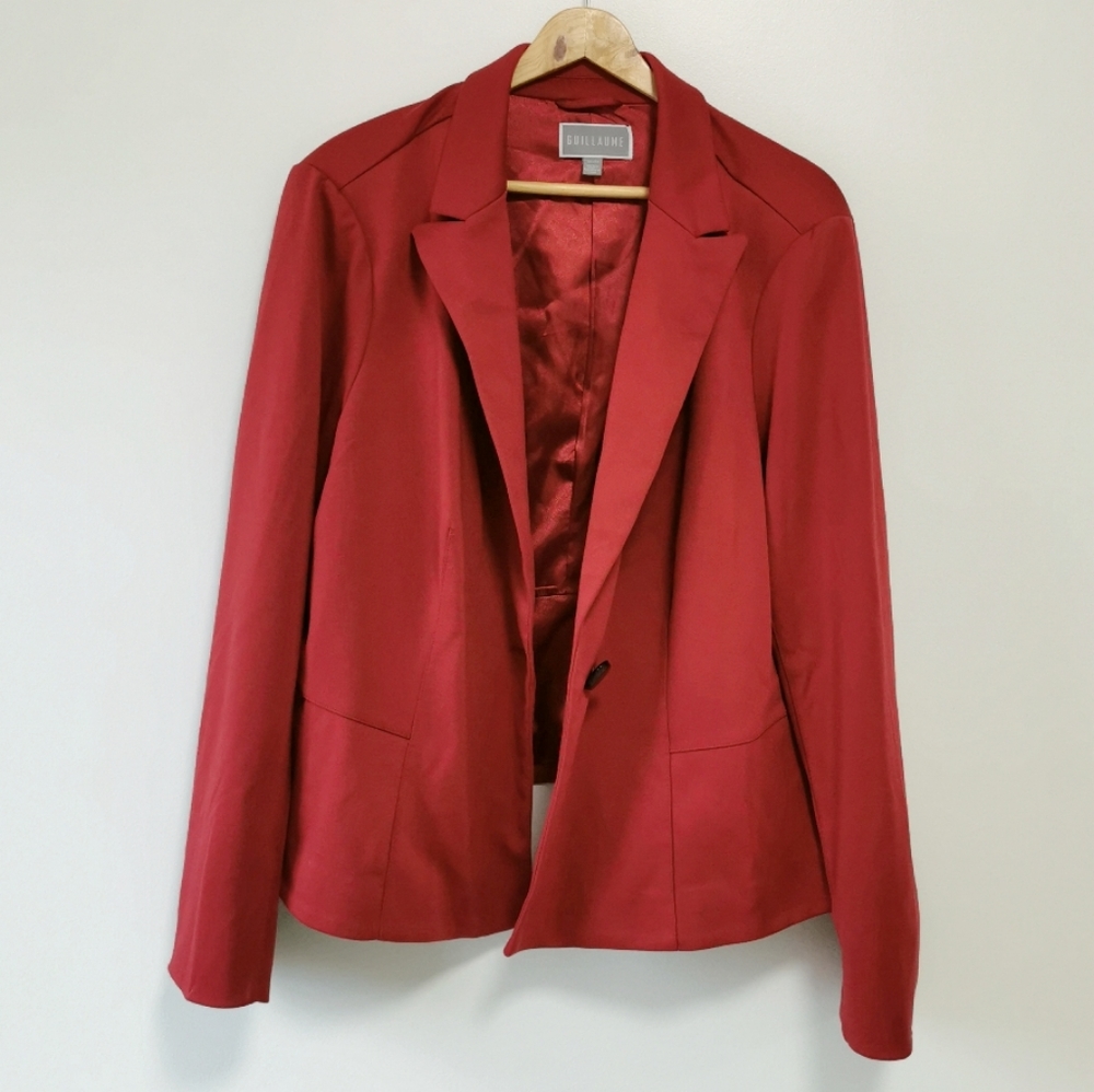 Guillaume red blazer jacket